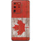 Canadian Flag Dark Wood Galaxy S20 Ultra 5G Skin